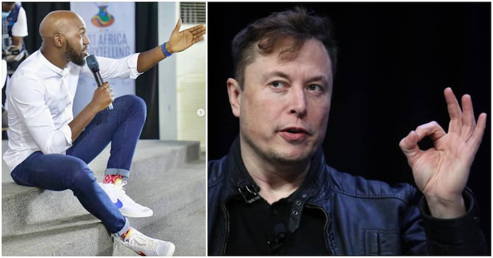 Larry Madowo, Elon Musk