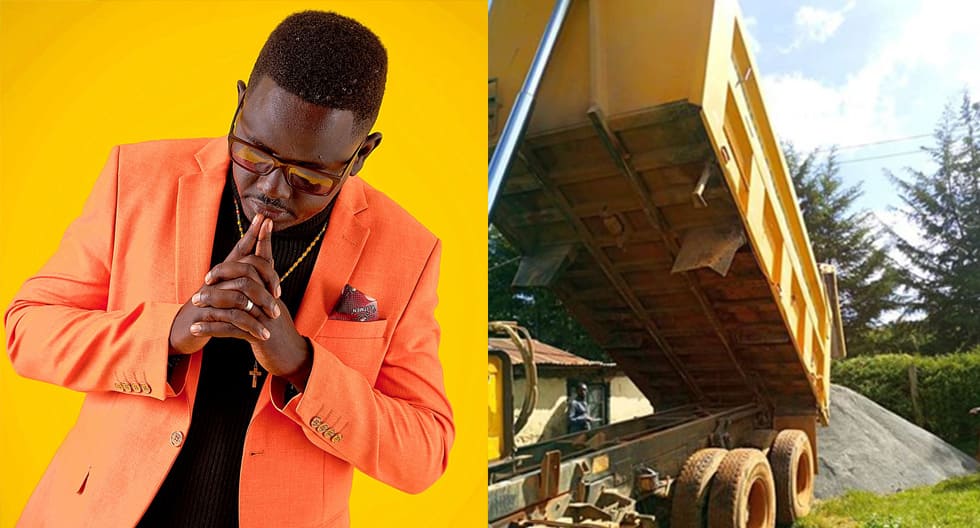 Sammy Ondimu has started building his house.