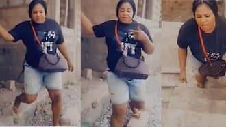 Hardworking Lady Builds Her First House, Advises Women to Avoid Depending on Men