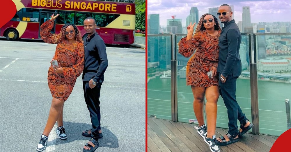 Kabi Wa Jesus and his wife Milly spending time in Singapore.
