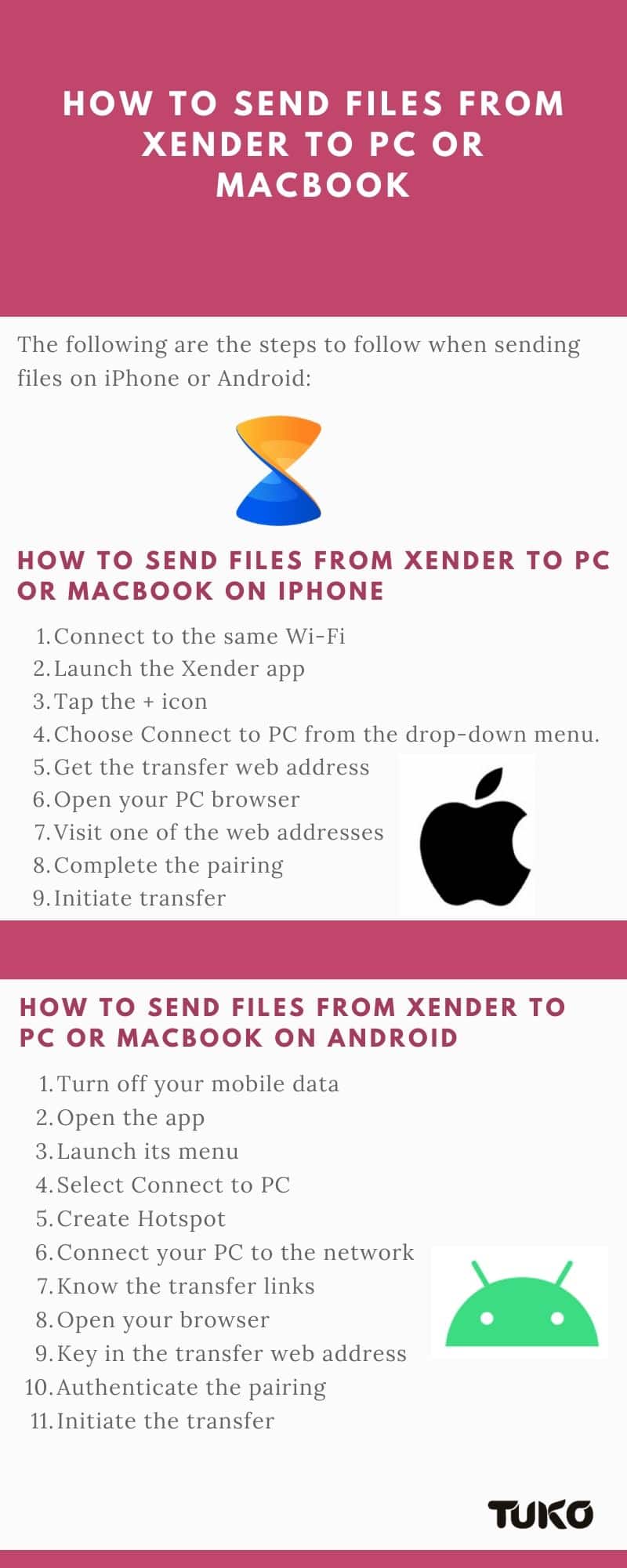 Xender pc to mobile