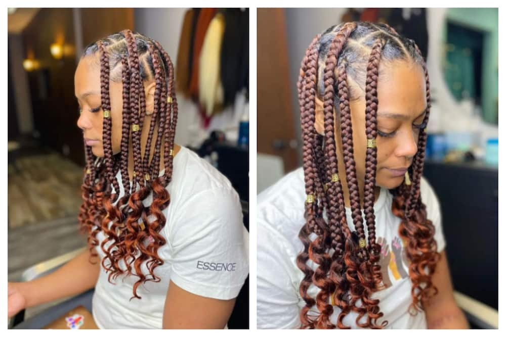 Jumbo goddess braids