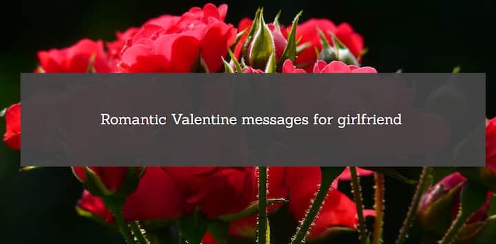 Romantic Valentine's Day messages for girlfriend - Tuko.co.ke