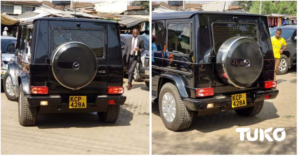 Uhuru Kenyatta's G Wagon.