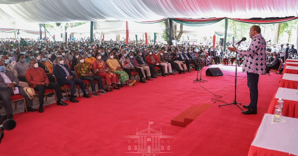 Uhuru Kenyatta insists only God knows who will be elected president in 2022