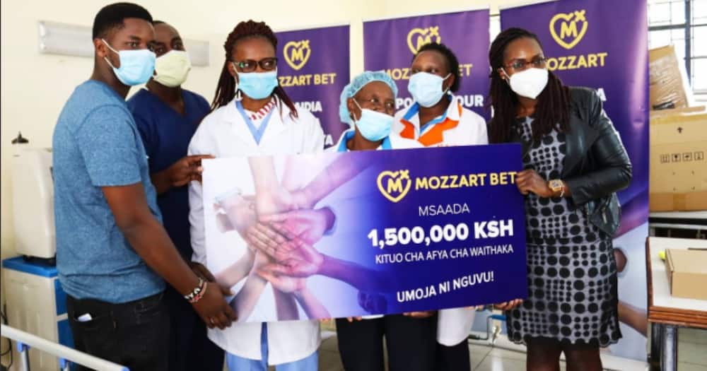 Mozzart donates KSh 1.5M ICU equipment to Waithaka Health Centre