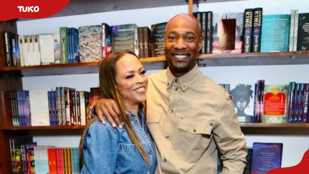 Shaunie Henderson and her husband Keion Henderson during UNDEFEATED" book release