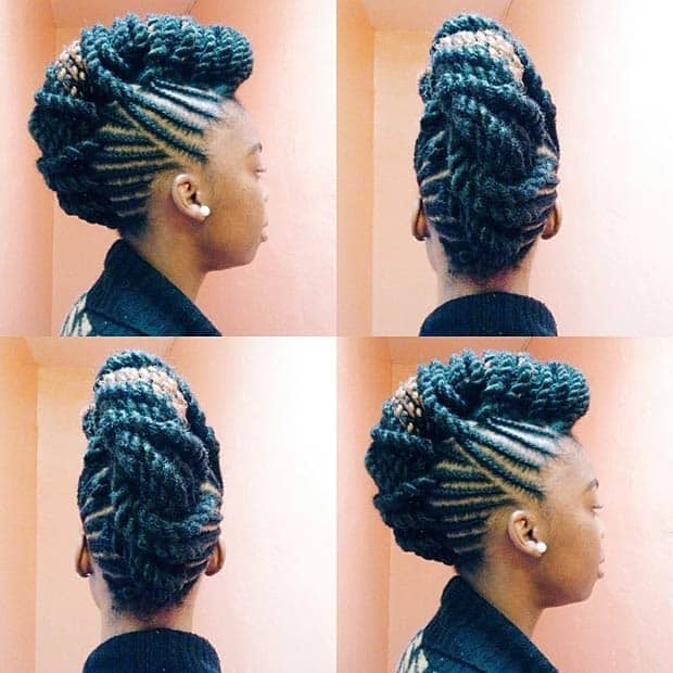 kinky twists