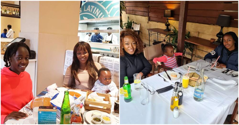Terryanne Chebet and her adorable daughters.