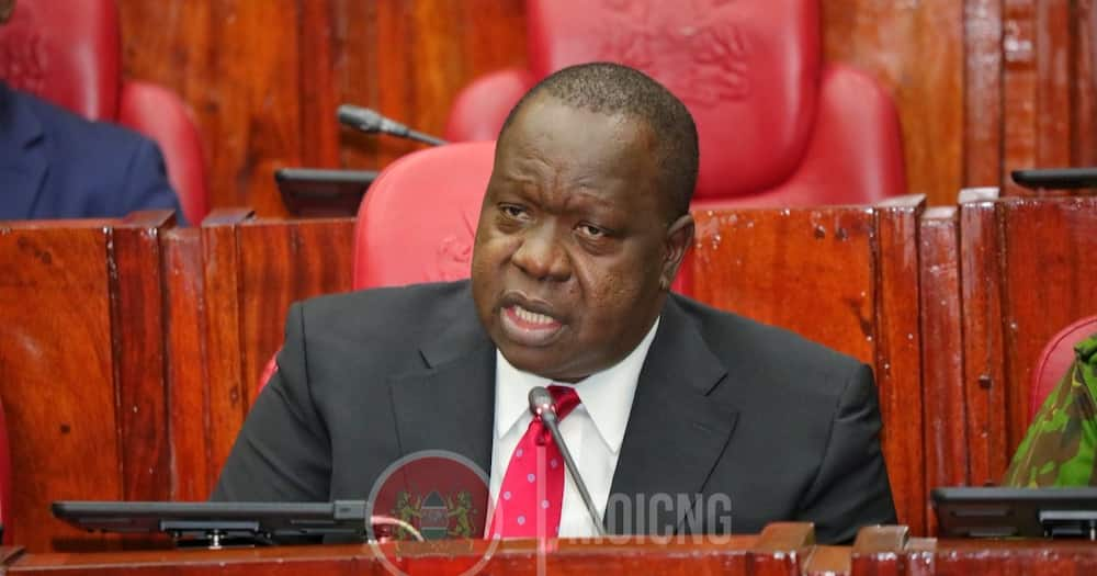 Interior CS Fred Matiang'i. Photo : Fred Matiang'i.