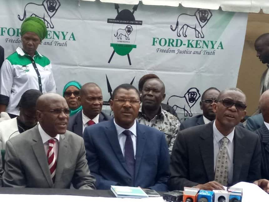 Registrar of political parties gazettes removal of Moses Wetang'ula as FORD Kenya party leader