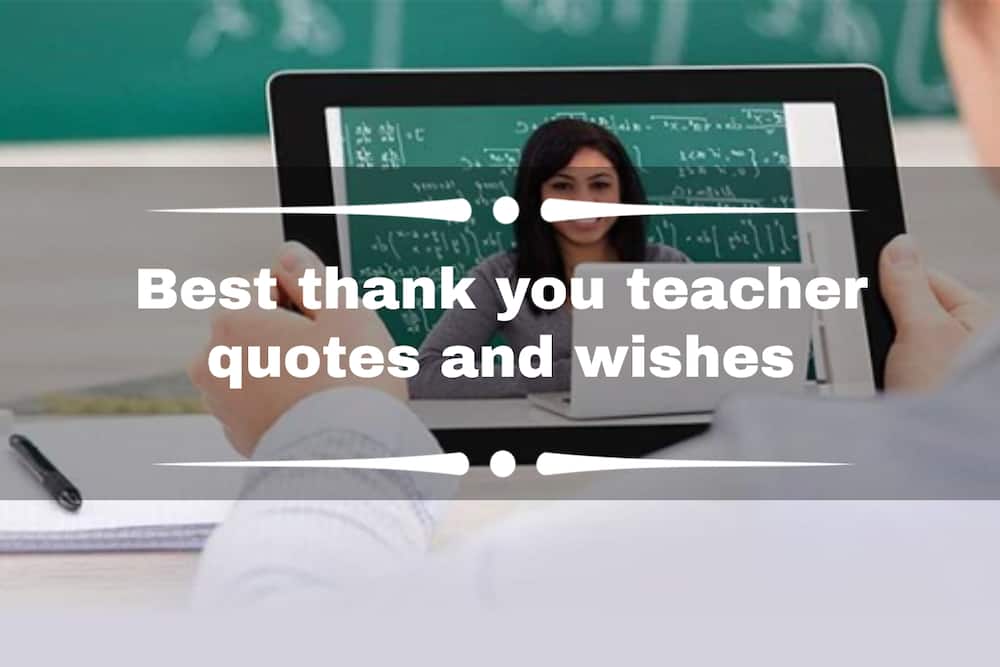 thank you teacher