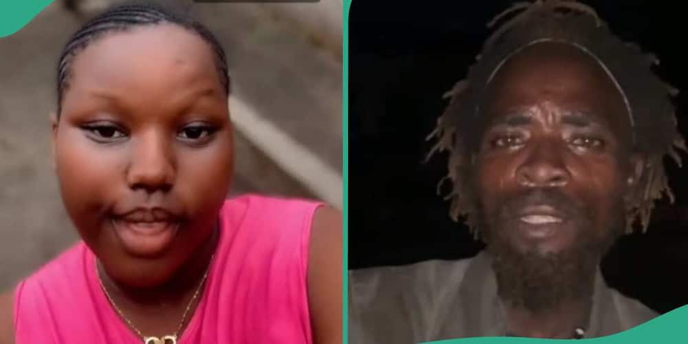 Video emerges as madman searches for Nigerian lady who gives him money, many react