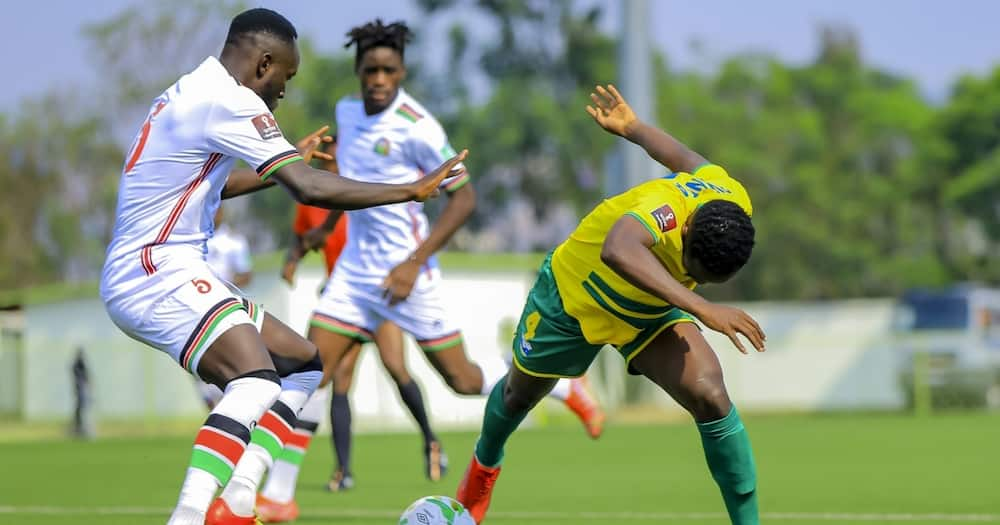 A past Kenya vs Rwanda match. Photo: Goal.com.