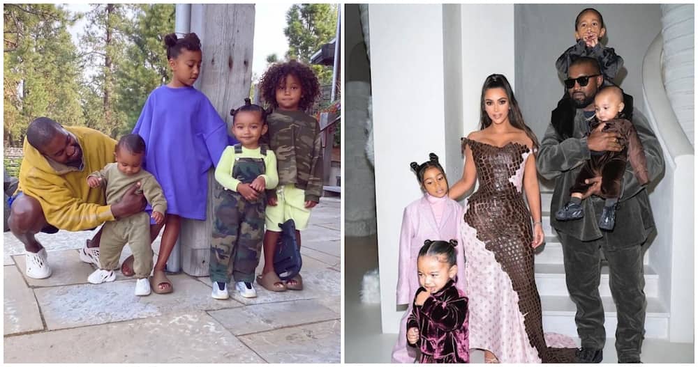 Kim Kardashian thanks Kanye West for being best dad.