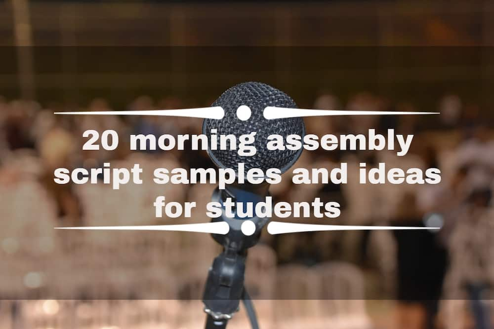 how to give speech in morning assembly