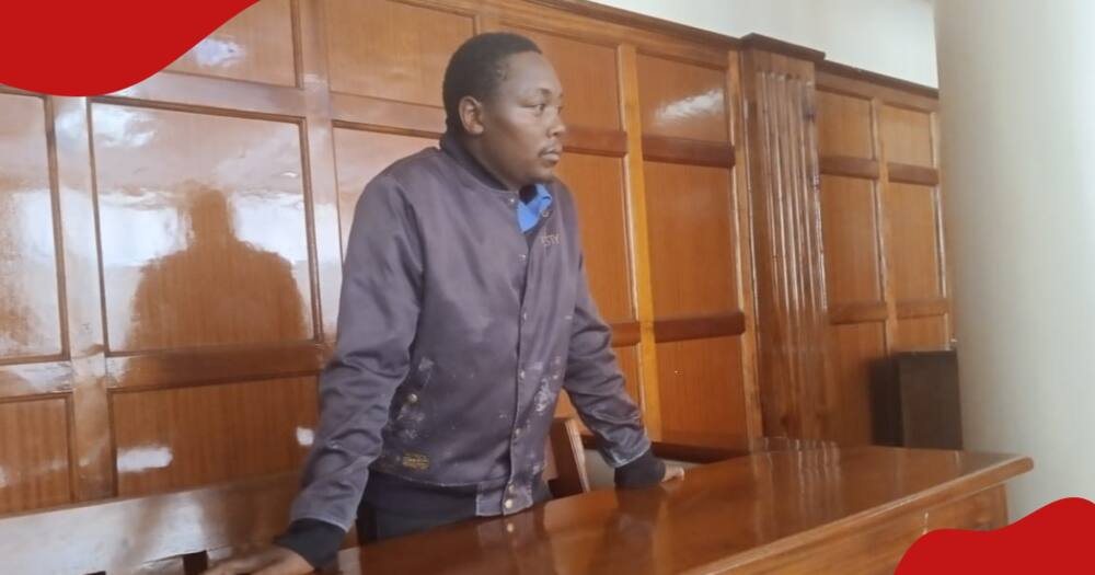 John Thiongo was arraigned at the Milimani Law Courts.