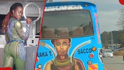 Lupita Nyong'o Laughs at Her Poorly Done Black Panther Image on Githunguri Matatu: "They Tried"