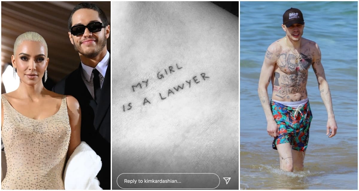 Kim Kardashian's Ex Pete Davidson Removes Tattoos Dedicated to Her Months After Split