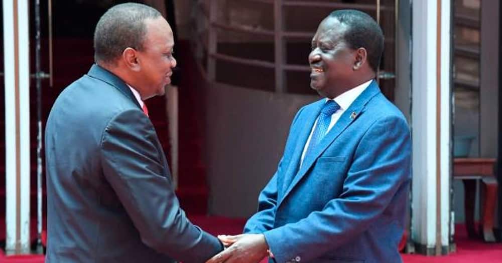 Uhuru Raila Handshake