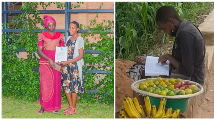 Amina Uwikuzo: Girl Spotted Selling Fruits by Roadside while Studying Gets Full Scholarship