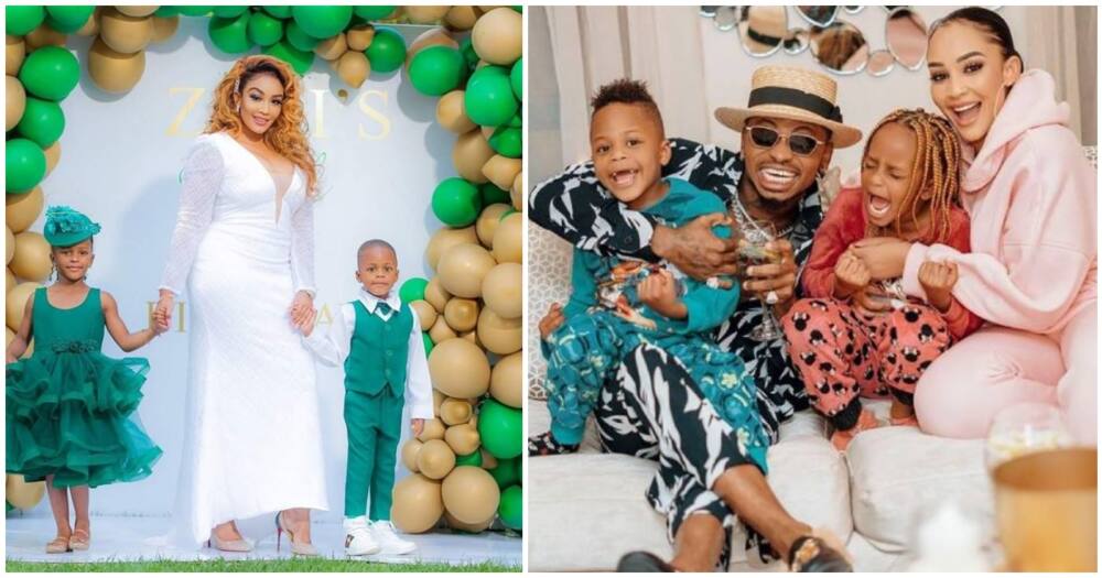 Zari Hassan celebrates her kids with Diamond.