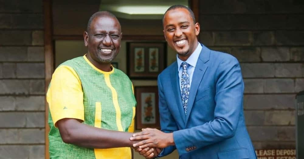 President-elect William Ruto (l) and Hussein Mohamed. Photo: William Ruto.