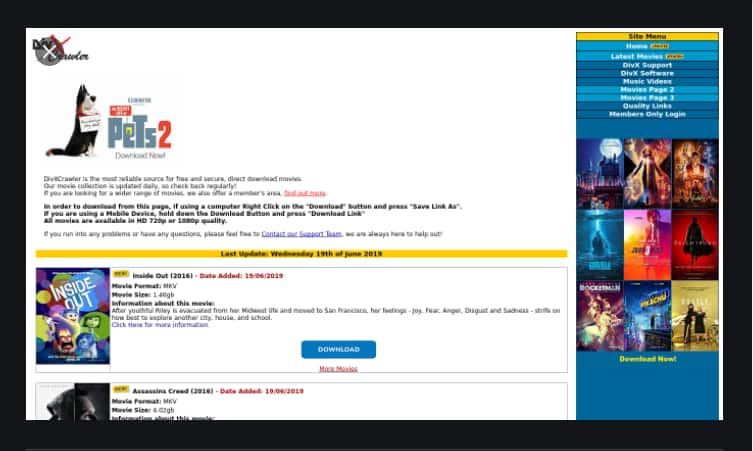 Divxcrawler movies free discount download