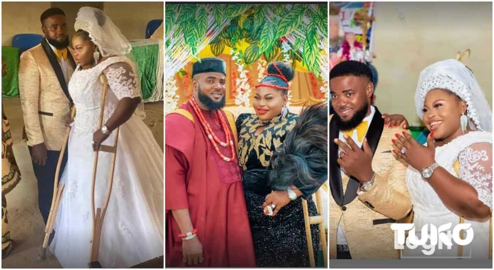 Nigerian man and his wife on their wedding day. Photo: Henry Ezenwuba.