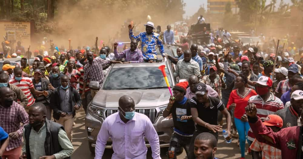 Raila Odinga said his government will address myriad challenges facing the youth.