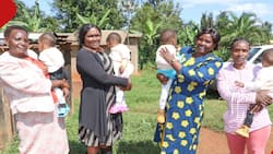 Embu County Government Gifts Money, Foodstuffs to Young Couple That Welcomed Quadruplets
