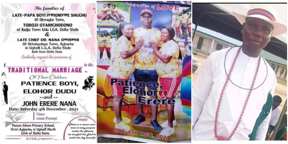 John Erere Nana will simultaneously marry two pregnant women.