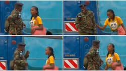 Kawangware: Video of Police Officer in Jovial Chit-Chat with Beautiful Lady Excites Kenyans