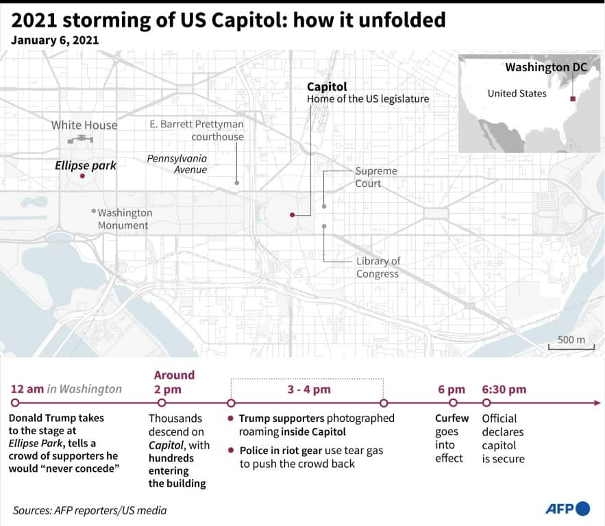 How the January 6, 2021 storming of US Capitol unfolded
