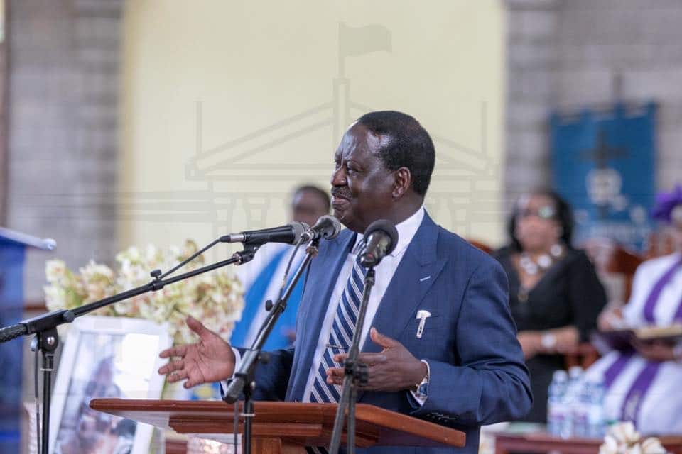 Corrupt leaders are using churches as avenues for money laundering - Raila Odinga