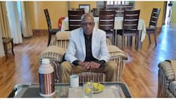 Boni Khalwale Shows off Exquisite Living Room of His Malinya House while Having Breakfast