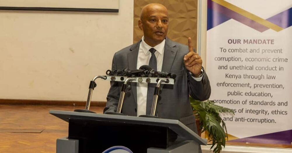 EACC boss Twalib Mbarak.