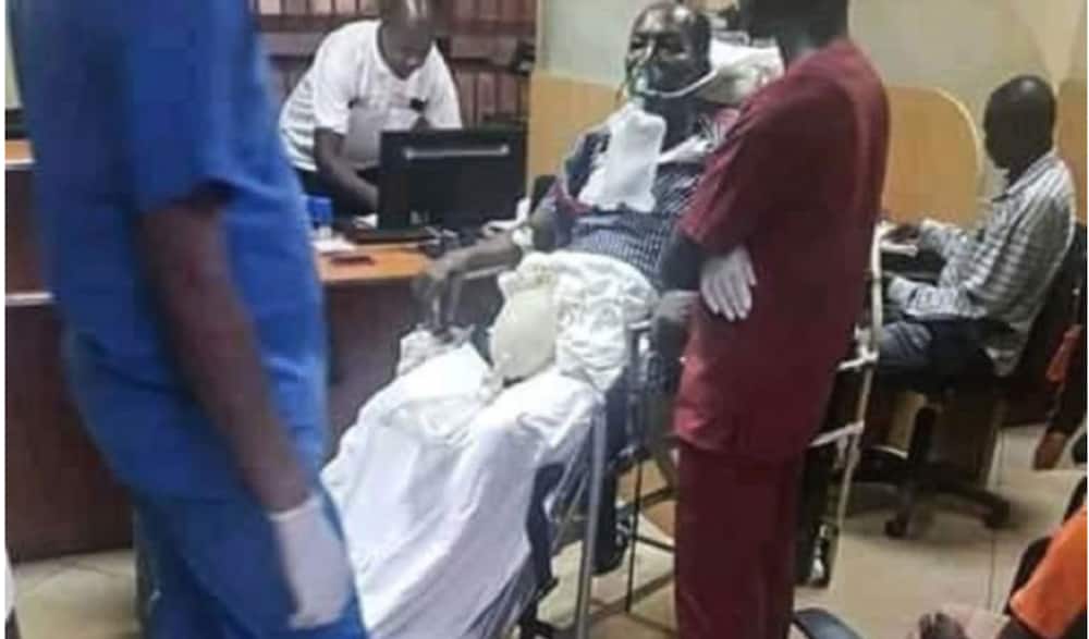 Patient wheeled to bank to withdraw money for treatment dies