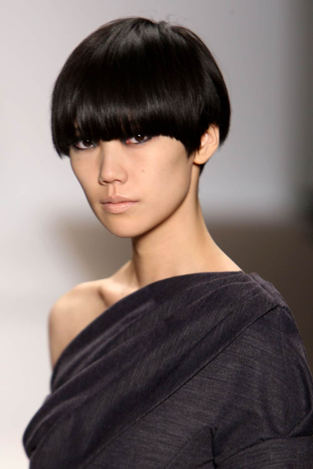 Bowl cut girl