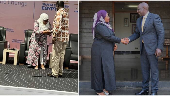 Kenyans React to Samia Suluhu's Handshake with Raila Odinga vs William Ruto: "Ni Heshima Tu Hapa"