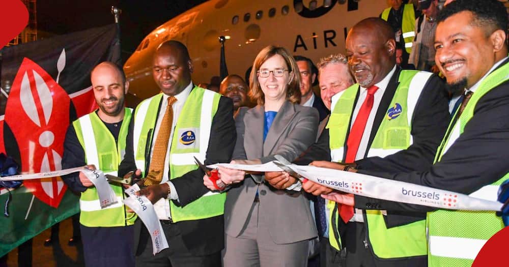 Brussels Airlines direct flights to Kenya.