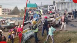 Nakuru: Watu Kadha Wanahofiwa Kufa Kufutia Kugongana kwa Matatu na Trela Alfajiri Leo