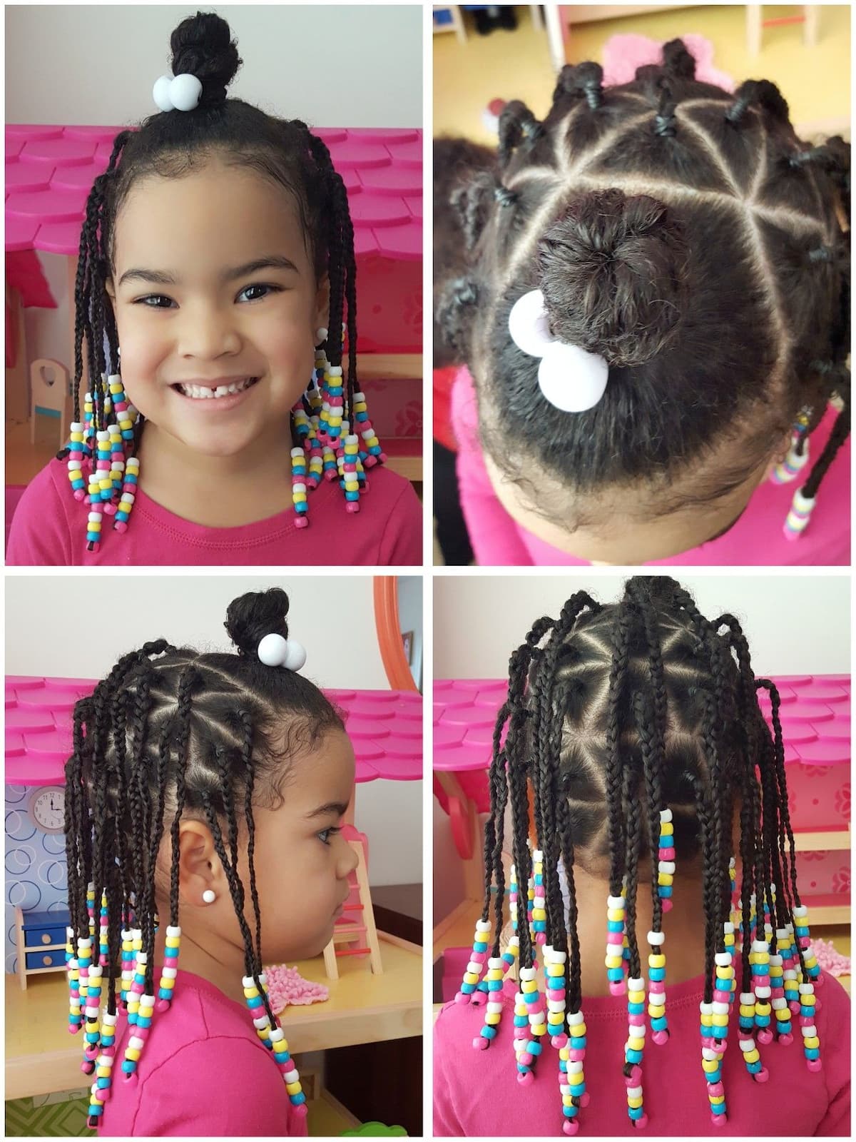 A fantastic collection of kids braided hairstyles with beads