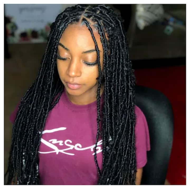 20 distressed locs ideas for short, medium, and long hair - Tuko.co.ke