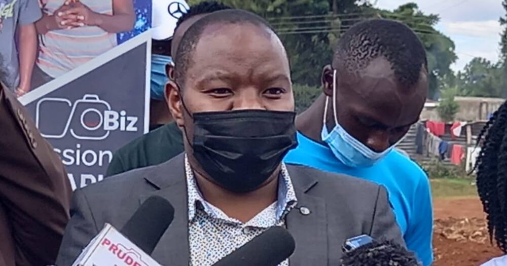 Uasin Gishu Journalist Association chairman James Gitaka. Photo: Mulama Jack.