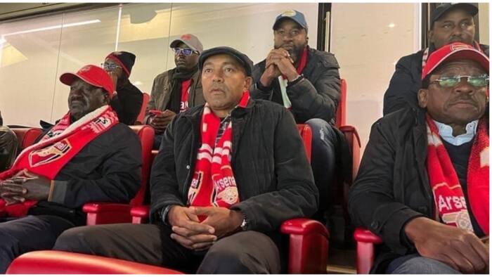 Photo of Raila, Azimio Allies Watching Arsenal Vs Liverpool Match at Emirates Ignites Mixed Reactions