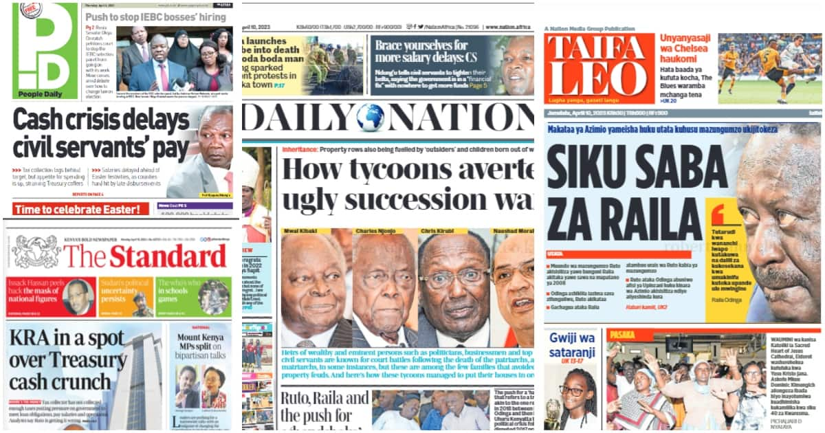 Kenyan Newspapers Review: No Clear Sign of Handshake as Raila's Seven ...