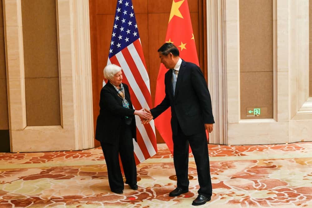 US, China finance chiefs open talks with eye on curbing tensions - Tuko ...
