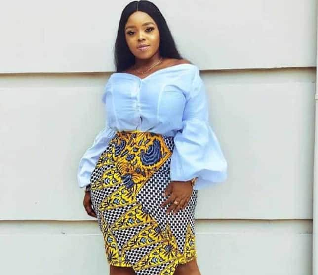 Ankara short skirt and best sale blouse styles