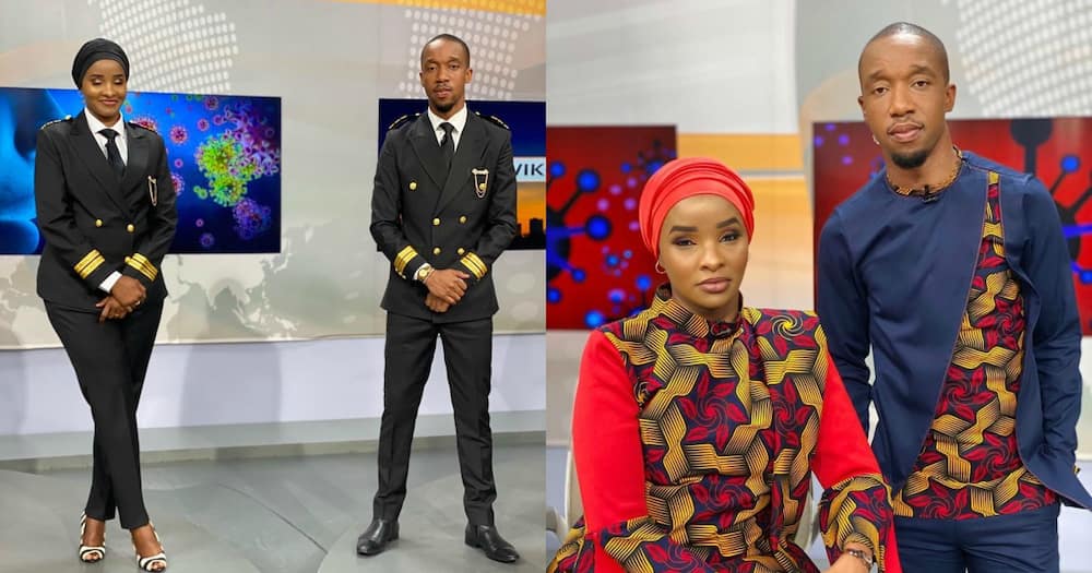 Lulu Hassan tickled after netizens likened her dresscode with hubby to chicken with similar colour